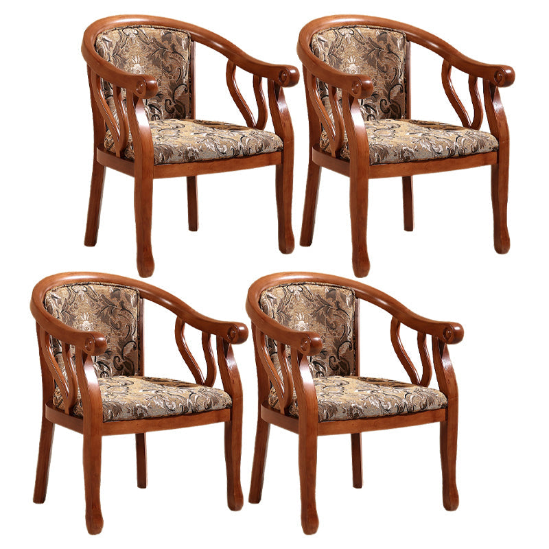 Sedia da pranzo tradizionale sedia a braccio da pranzo in legno massiccio per hotel