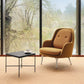 Modern Style Arm Chair Wood Solid Back Dining Room Chair for Home