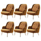 Modern Style Arm Chair Wood Solid Back Dining Room Chair for Home