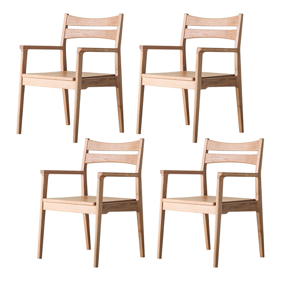 Silla de comedor de estilo moderno silla de brazo de madera de madera para sala de estar