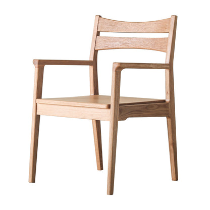 Silla de comedor de estilo moderno silla de brazo de madera de madera para sala de estar