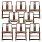 Traditional Style Dining Chair Slat Back Solid Wood Arm Chair for Home 8 Piece Set Clearhalo 'Dining Chairs' 'Dining Tables & Seating' 'dining_chair' 'furn' 'furn_dining_chair' 'Furniture' 'Kitchen & Dining Furniture' 7650050