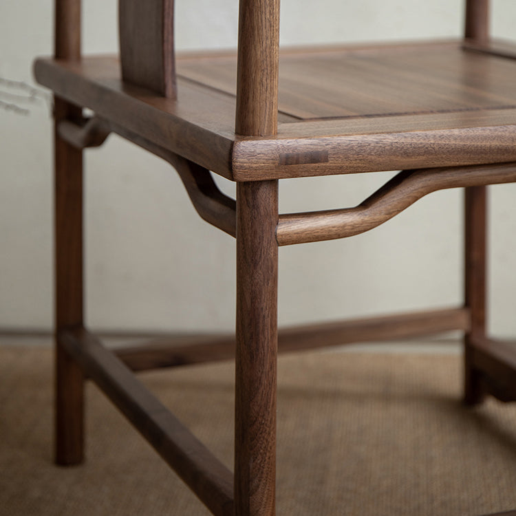 Traditional Style Dining Chair Slat Back Solid Wood Arm Chair for Home Clearhalo 'Dining Chairs' 'Dining Tables & Seating' 'dining_chair' 'furn' 'furn_dining_chair' 'Furniture' 'Kitchen & Dining Furniture' 7650055