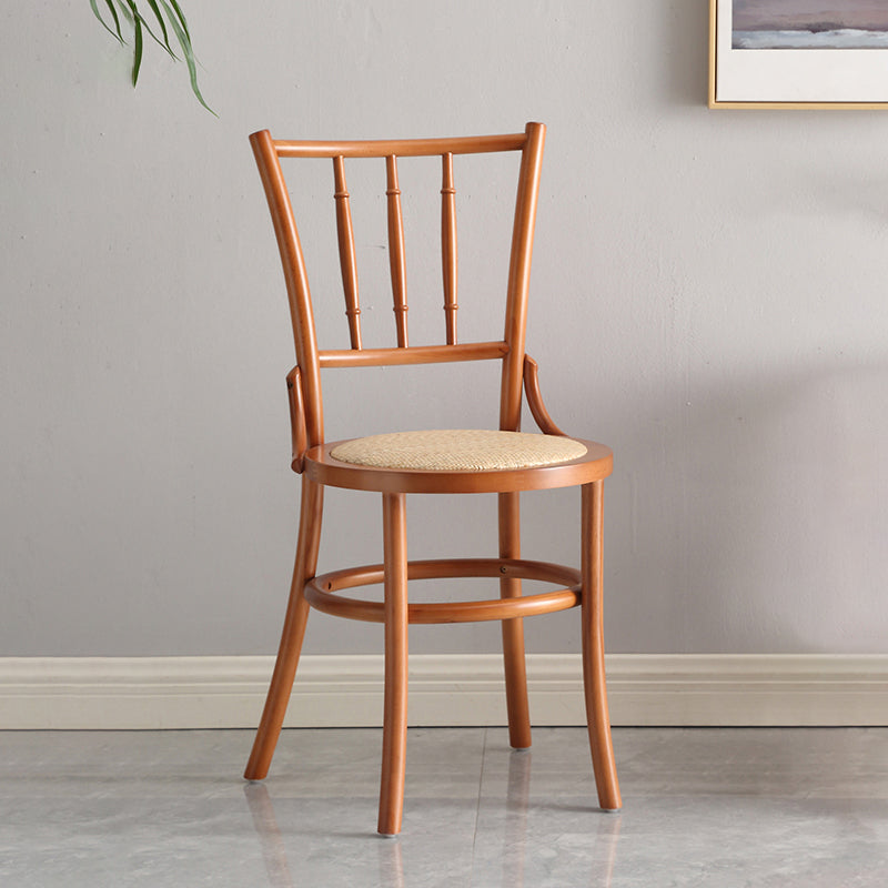 Contemporary Indoor Dining Side Chair Solid Wood Frame Side Chair