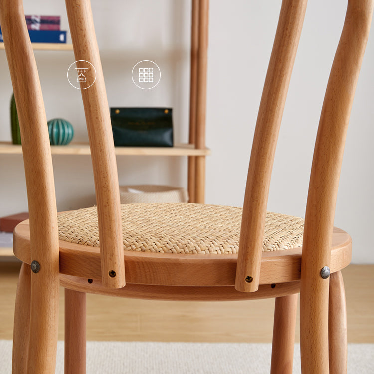 Contemporary Indoor Dining Side Chair Solid Wood Frame Side Chair