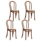 Contemporary Indoor Dining Side Chair Solid Wood Frame Side Chair