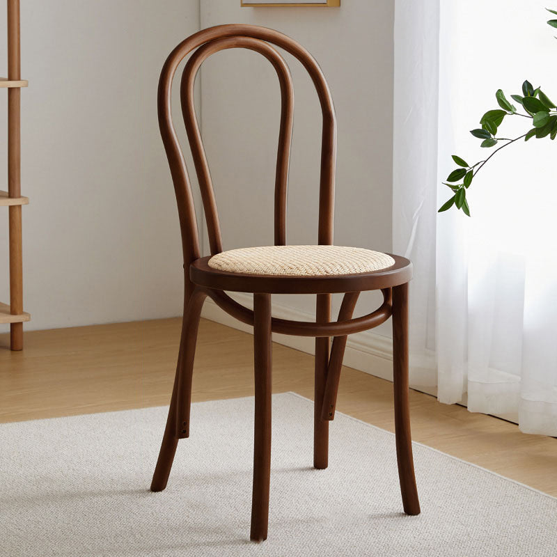 Contemporary Indoor Dining Side Chair Solid Wood Frame Side Chair
