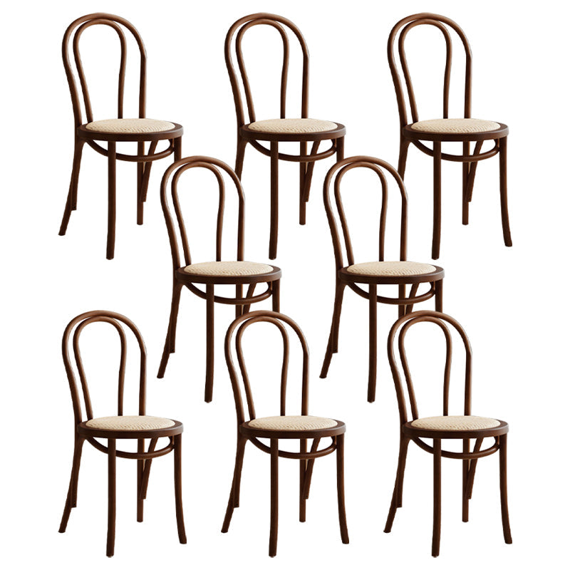Contemporary Indoor Dining Side Chair Solid Wood Frame Side Chair