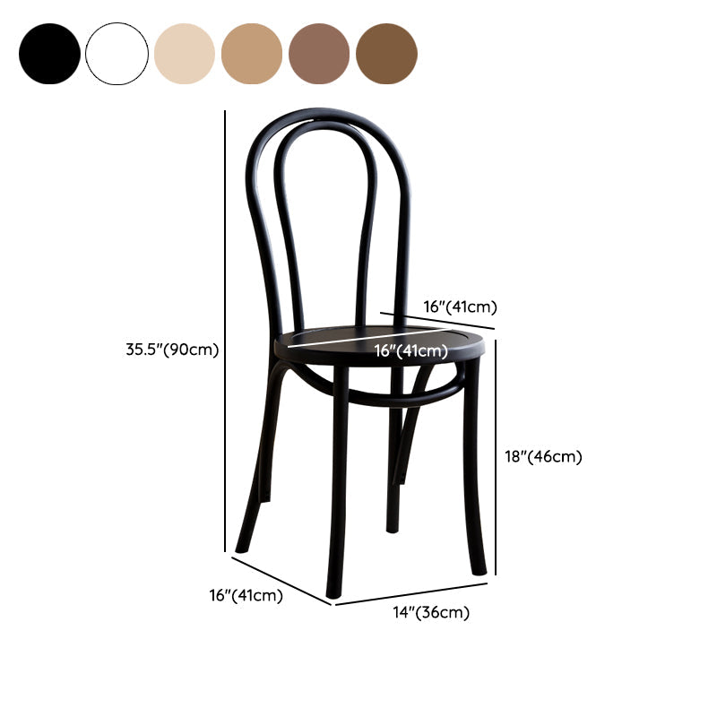 Contemporary Indoor Dining Side Chair Solid Wood Frame Side Chair