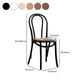 Contemporary Indoor Dining Side Chair Solid Wood Frame Side Chair