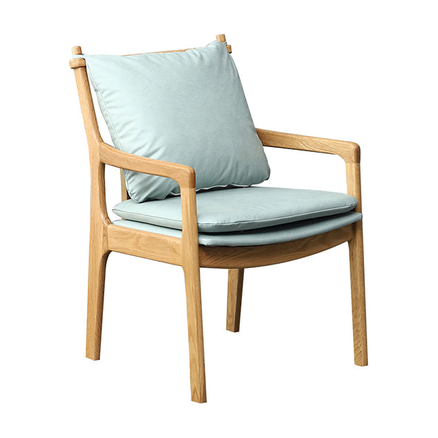 Home Contemporary Dining Chair Solid Wood Upholstered Dining Chair Wood Light Green Tech Cloth 1 Piece Clearhalo 'Dining Chairs' 'Dining Tables & Seating' 'dining_chair' 'furn' 'furn_dining_chair' 'Furniture' 'Kitchen & Dining Furniture' 7650390