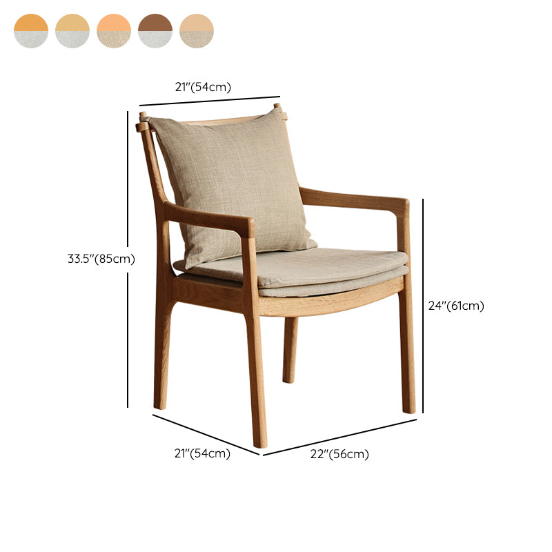 Home Contemporary Dining Chair Solid Wood Upholstered Dining Chair Clearhalo 'Dining Chairs' 'Dining Tables & Seating' 'dining_chair' 'furn' 'furn_dining_chair' 'Furniture' 'Kitchen & Dining Furniture' 7650424