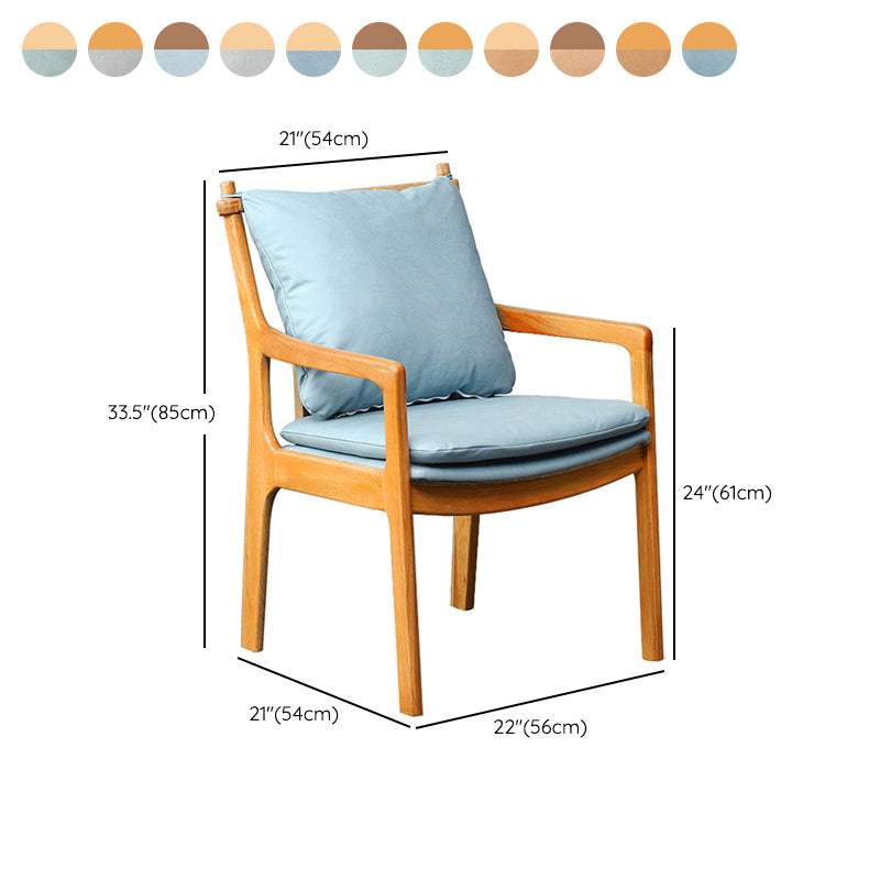 Home Contemporary Dining Chair Solid Wood Upholstered Dining Chair Clearhalo 'Dining Chairs' 'Dining Tables & Seating' 'dining_chair' 'furn' 'furn_dining_chair' 'Furniture' 'Kitchen & Dining Furniture' 7650425