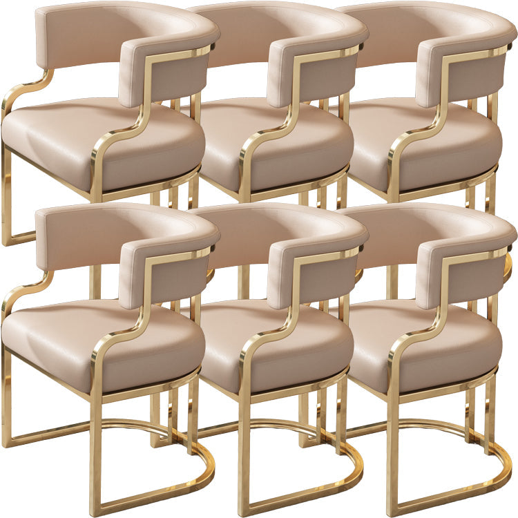 Sillas de comedor tapizadas al estilo glamor de la espalda abierta para el comedor para el comedor