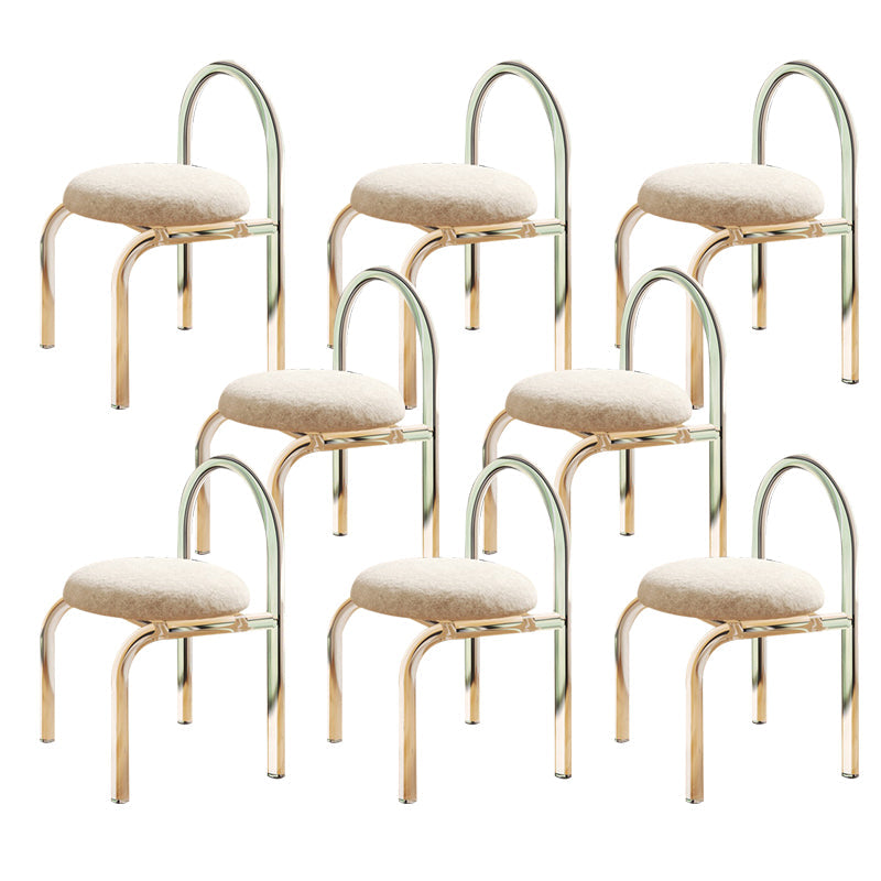 Acrylic Dining Arm Chair Open Upholstered Chair for Dining Room 8 Piece Set Clearhalo 'Dining Chairs' 'Dining Tables & Seating' 'dining_chair' 'furn' 'furn_dining_chair' 'Furniture' 'Kitchen & Dining Furniture' 7650578