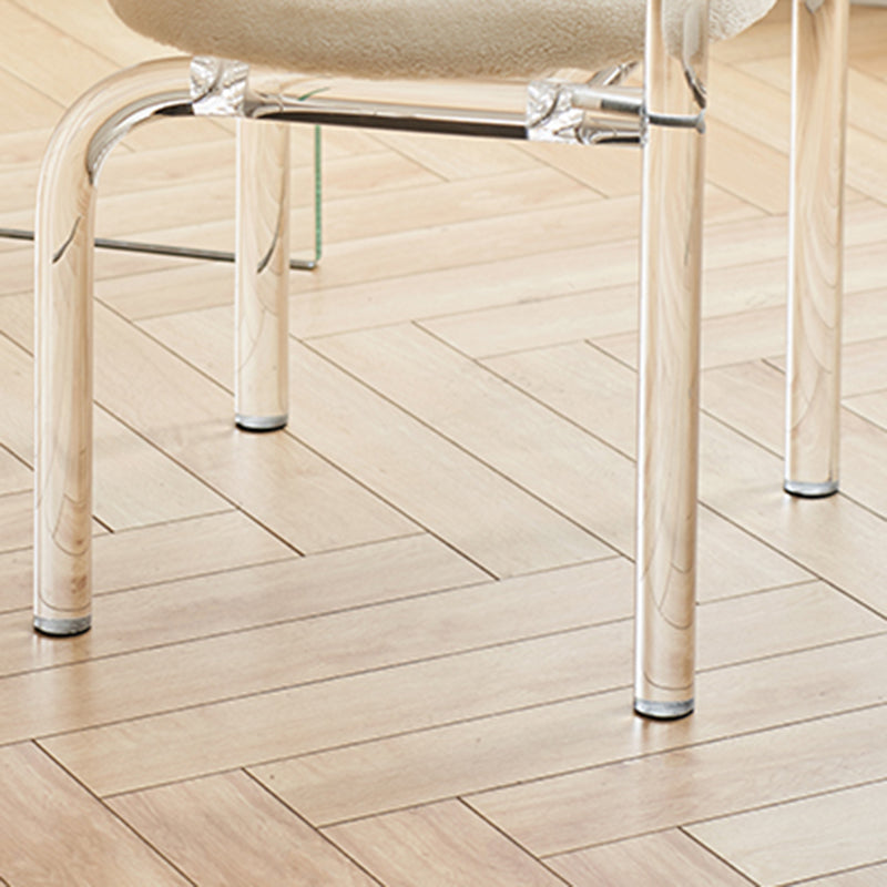 Acrylic Dining Arm Chair Open Upholstered Chair for Dining Room Clearhalo 'Dining Chairs' 'Dining Tables & Seating' 'dining_chair' 'furn' 'furn_dining_chair' 'Furniture' 'Kitchen & Dining Furniture' 7650581