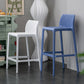 Contemporary Low Back Indoor Plastic Armless Bar Stool with Footrest Clearhalo 'Bar Furniture' 'Bar Stools' 'bar_stools' 'furn' 'furn_bar_stools' 'Furniture' 'Kitchen & Dining Furniture' 7650589
