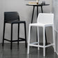 Contemporary Low Back Indoor Plastic Armless Bar Stool with Footrest Clearhalo 'Bar Furniture' 'Bar Stools' 'bar_stools' 'furn' 'furn_bar_stools' 'Furniture' 'Kitchen & Dining Furniture' 7650591
