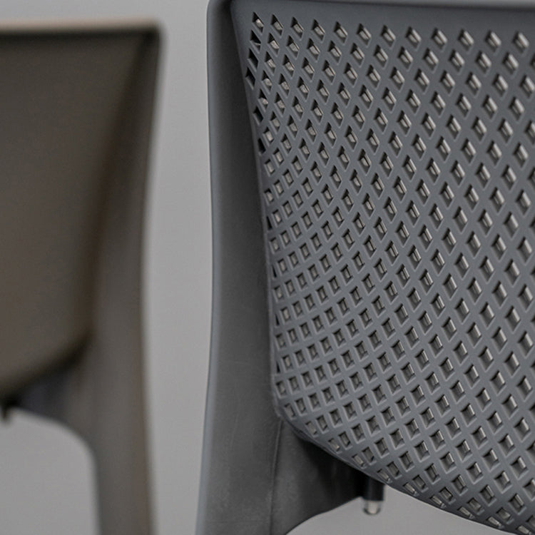 Contemporary Low Back Indoor Plastic Armless Bar Stool with Footrest Clearhalo 'Bar Furniture' 'Bar Stools' 'bar_stools' 'furn' 'furn_bar_stools' 'Furniture' 'Kitchen & Dining Furniture' 7650600