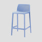 Contemporary Low Back Indoor Plastic Armless Bar Stool with Footrest Blue 1 Piece Counter Stool(26"H) Clearhalo 'Bar Furniture' 'Bar Stools' 'bar_stools' 'furn' 'furn_bar_stools' 'Furniture' 'Kitchen & Dining Furniture' 7650606
