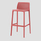 Contemporary Low Back Indoor Plastic Armless Bar Stool with Footrest Red 1 Piece Bar Stool(30"H) Clearhalo 'Bar Furniture' 'Bar Stools' 'bar_stools' 'furn' 'furn_bar_stools' 'Furniture' 'Kitchen & Dining Furniture' 7650636
