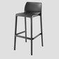 Contemporary Low Back Indoor Plastic Armless Bar Stool with Footrest Gloss Black 1 Piece Bar Stool(30"H) Clearhalo 'Bar Furniture' 'Bar Stools' 'bar_stools' 'furn' 'furn_bar_stools' 'Furniture' 'Kitchen & Dining Furniture' 7650656