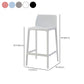 Contemporary Low Back Indoor Plastic Armless Bar Stool with Footrest Clearhalo 'Bar Furniture' 'Bar Stools' 'bar_stools' 'furn' 'furn_bar_stools' 'Furniture' 'Kitchen & Dining Furniture' 7650681