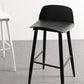 Contemporary Plastic Low Back Armless Bar Stools with Metal Base Clearhalo 'Bar Furniture' 'Bar Stools' 'bar_stools' 'furn' 'furn_bar_stools' 'Furniture' 'Kitchen & Dining Furniture' 7651240