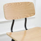 Contemporary Low Back Saddle Seat Bar Stools with Metal Base
