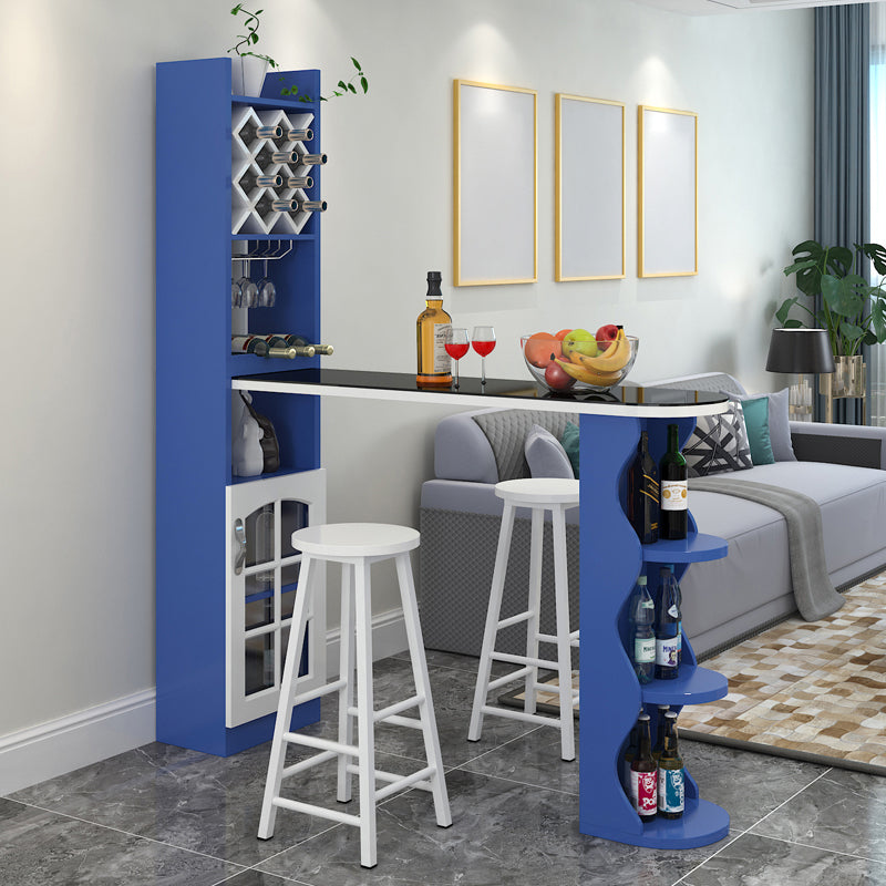 3 stuks barkruk en tafelset, eigentijds en ovaal voor woonkamer