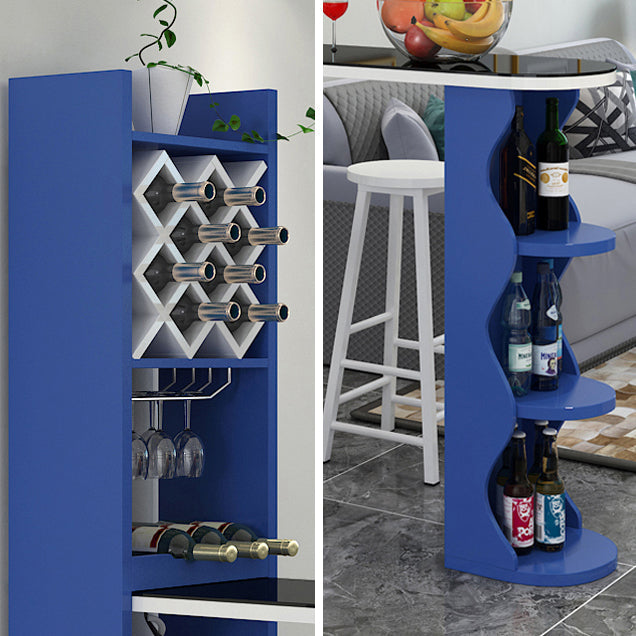 3 stuks barkruk en tafelset, eigentijds en ovaal voor woonkamer