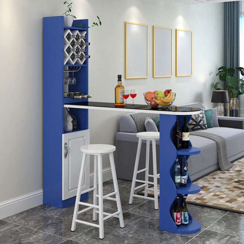 3 stuks barkruk en tafelset, eigentijds en ovaal voor woonkamer