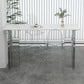 Modem & Contemporary Stone Rectangle Pub Bar Table for Living Room Clearhalo 'Bar Furniture' 'Bar Tables' 'bar_tables' 'furn' 'furn_bar_tables' 'Furniture' 'Kitchen & Dining Furniture' 7651808