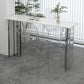 Modem & Contemporary Stone Rectangle Pub Bar Table for Living Room Clearhalo 'Bar Furniture' 'Bar Tables' 'bar_tables' 'furn' 'furn_bar_tables' 'Furniture' 'Kitchen & Dining Furniture' 7651809