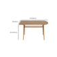 Table de pub contemporaine en bois massif spécialisée à hauteur de bar pour le salon