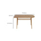 Table de pub contemporaine en bois massif spécialisée à hauteur de bar pour le salon