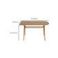 Table de pub contemporaine en bois massif spécialisée à hauteur de bar pour le salon