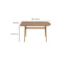 Table de pub contemporaine en bois massif spécialisée à hauteur de bar pour le salon