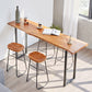 Rectangle Contemporary Solid Wood Bar Height Pub Table for Living Room Clearhalo 'Bar Furniture' 'Bar Tables' 'bar_tables' 'furn' 'furn_bar_tables' 'Furniture' 'Kitchen & Dining Furniture' 7651835