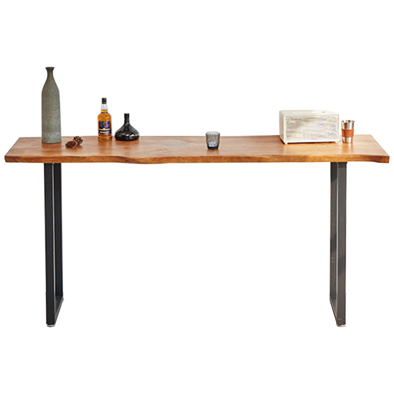 Rectangle Contemporary Solid Wood Bar Height Pub Table for Living Room Clearhalo 'Bar Furniture' 'Bar Tables' 'bar_tables' 'furn' 'furn_bar_tables' 'Furniture' 'Kitchen & Dining Furniture' 7651836