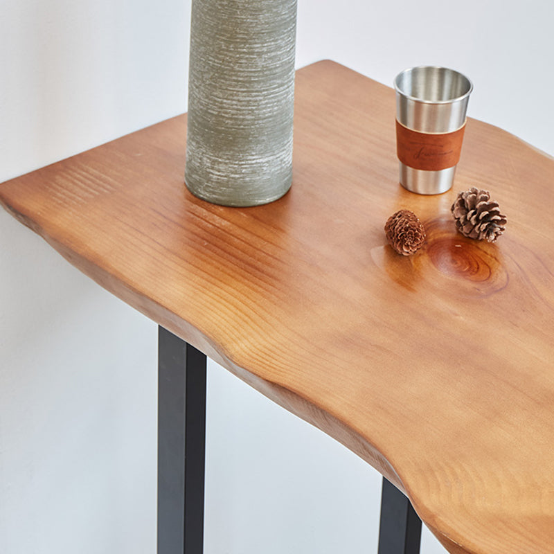Rectangle Contemporary Solid Wood Bar Height Pub Table for Living Room Clearhalo 'Bar Furniture' 'Bar Tables' 'bar_tables' 'furn' 'furn_bar_tables' 'Furniture' 'Kitchen & Dining Furniture' 7651837