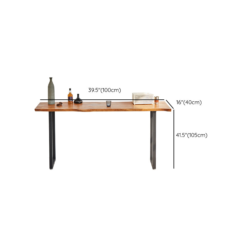 Rectangle Contemporary Solid Wood Bar Height Pub Table for Living Room Clearhalo 'Bar Furniture' 'Bar Tables' 'bar_tables' 'furn' 'furn_bar_tables' 'Furniture' 'Kitchen & Dining Furniture' 7651842
