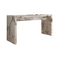 Modern Style Rectangle Stone Bistro Bar Desk Table for Living Room White Without Chairs Clearhalo 'Bar Furniture' 'Bar Tables' 'bar_tables' 'furn' 'furn_bar_tables' 'Furniture' 'Kitchen & Dining Furniture' 7651871