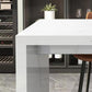 Modern Style Rectangle Stone Bistro Bar Desk Table for Living Room Clearhalo 'Bar Furniture' 'Bar Tables' 'bar_tables' 'furn' 'furn_bar_tables' 'Furniture' 'Kitchen & Dining Furniture' 7651877