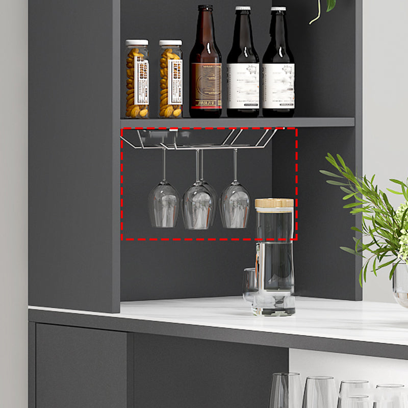 Modern Style Stone Rectangle Bistro Bar Desk Table for Living Room Clearhalo 'Bar Furniture' 'Bar Tables' 'bar_tables' 'furn' 'furn_bar_tables' 'Furniture' 'Kitchen & Dining Furniture' 7651916