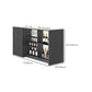 Modern Style Stone Rectangle Bistro Bar Desk Table for Living Room Clearhalo 'Bar Furniture' 'Bar Tables' 'bar_tables' 'furn' 'furn_bar_tables' 'Furniture' 'Kitchen & Dining Furniture' 7651941