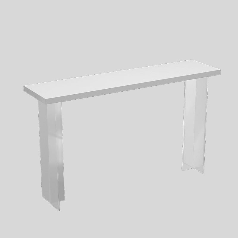 Modern Style Rectangle Stone Bar Wine Table Table for Living Room