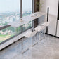 Modern Style Rectangle Stone Bar Wine Table Table for Living Room