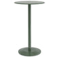 Modem & Contemporary Metal Round Bar Wine Table for Living Room 23.6"L x 23.6"W x 41.7"H Green Without Chairs Clearhalo 'Bar Furniture' 'Bar Tables' 'bar_tables' 'furn' 'furn_bar_tables' 'Furniture' 'Kitchen & Dining Furniture' 7651977