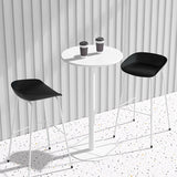 Modem en eigentijdse metalen ronde bar wijntafel voor woonkamer